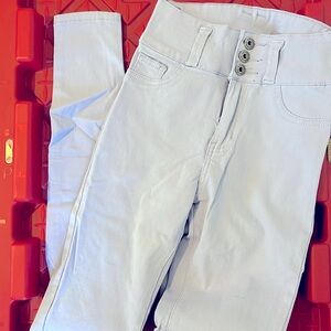 High-Waisted Light Lavender Jeans